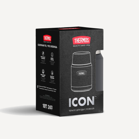 Термос для еды Thermos IS-300 GT 0,47L (Granite Steel, +10h/-24h)
